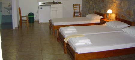 Studio triple with Garden View in Dina's Town