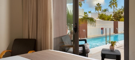 Two Bedroom Apartment Sharing Pool