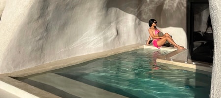 Astral Cave Suite with Jacuzzi & Caldera View