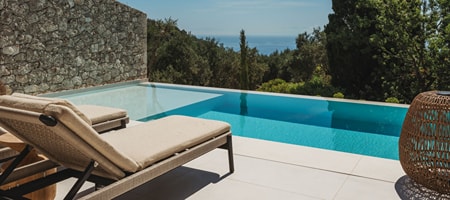 Suite 2 with Private Heated Pool