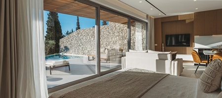 Suite 3 with Private Heated Pool