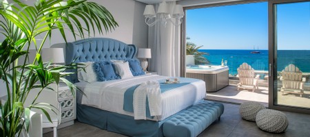 Deluxe Blue Suite with Sea View & Hot Tub (Annex Building)