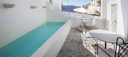 Two-Bedroom Private Pool Residence with Partial Caldera View