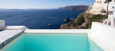 Grand Suite with Plunge Pool and Caldera View