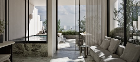 Master Suite with outdoor jacuzzi sea view (Annex building)