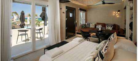Superior Sea View 2-Room Residence with Outdoor Hot Tub