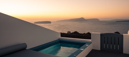 Double Room with Caldera View & Outdoor Mini Plunge Pool