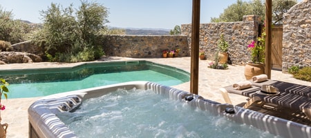 Two Bedroom villa with private pool and jacuzzi