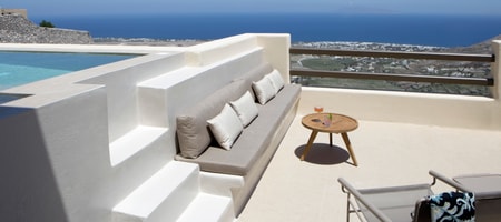 Junior Suite with Heated Plunge Pool and Sea View