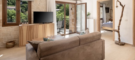 Elia Rustic Apartment Theriso with terrace