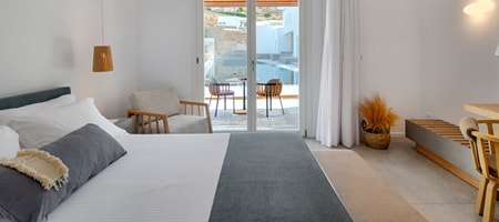 Accessible Deluxe Double Room with Pool View