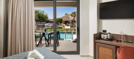 Premium Swim Up Maisonette with Sea View and Outdoor Hot Tub