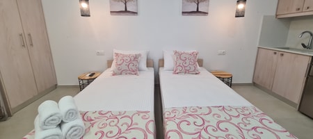 Semi-Basement Studio ​2 Single beds