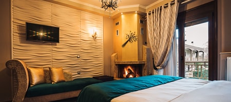 Junior Suite with Fireplace and Jacuzzi