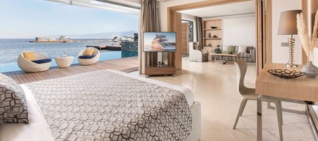 Presidential Bungalow Suite Waterfront with Private Heated Pool