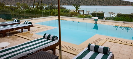 Elounda Seafront Villa | private pool & Sea View