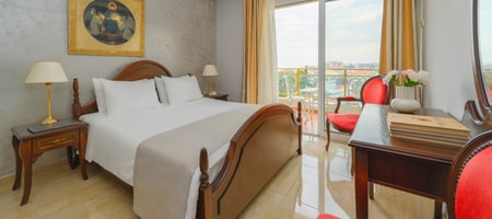 Standard Double Room with Side Sea View