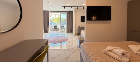 Open Plan Luxury Suite Pool View