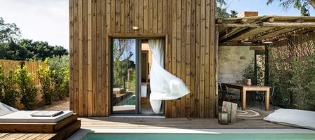 Medium Cabana with Garden & Pool