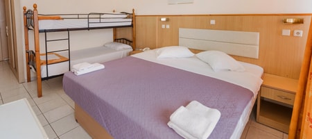 Quadruple Room with Sea View