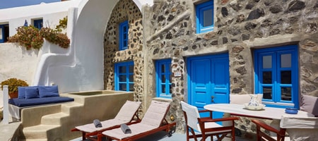 Plunge Pool Esperas Suite with Sea View