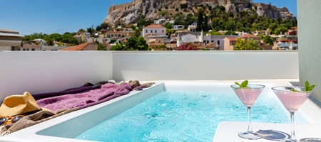 Esse Acropolis Suite with Balcony & Hot tub