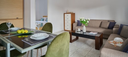 Family Apartment | 1 Bedroom | Garden View