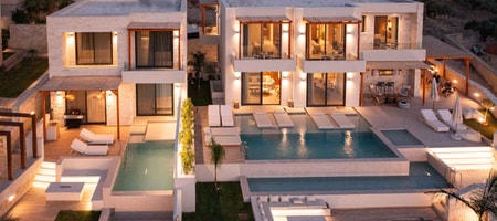 New Falasarna Luxury Villas I Two pools & Seaviews