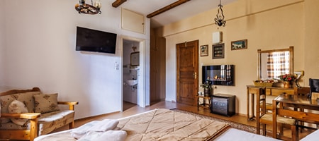 Double Room Electric Fireplace