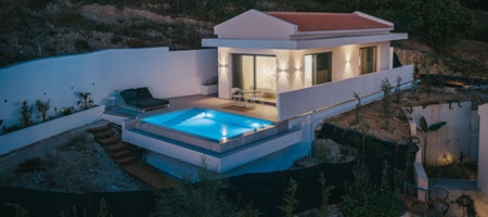 Sunrise Sea view Villa with pool