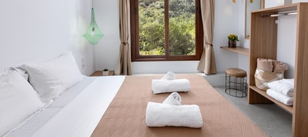 Deluxe One-Bedroom Apartment with Garden View