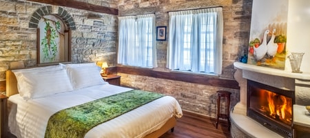 Deluxe Double Room with Fireplace