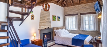 Superior Triple Room with Fireplace