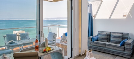 AEOLUS suite COCO-MAT with panoramic sea view