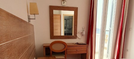Budget Double Room with Side Sea View