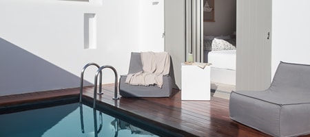 Family Connecting Room with Private Heated Pool