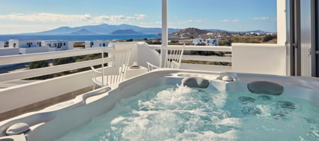 Sea View Suite with Outdoor Hot Tub