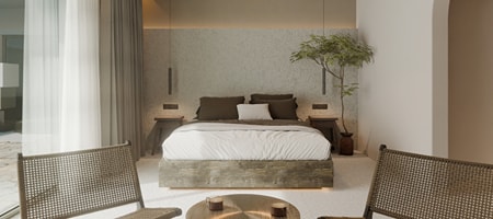 Grecale Grand Suite | Hot Tub & Pool View