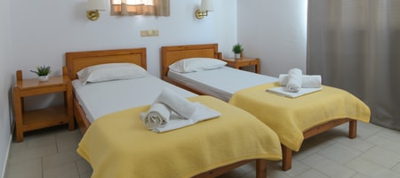 Ground Floor Triple Room with Garden View (4 Adults) "No4"