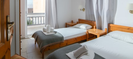 First Floor Twin Room with Sea/Pool View (2 Adults) "No6"