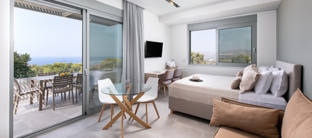 Premier Suite | Pool & Village View [34m²] | Avgi