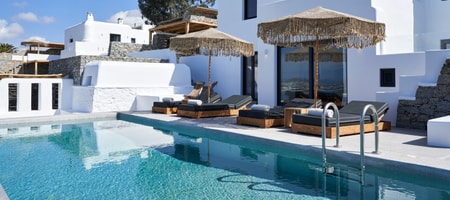 9 Bedroom Sea View Villas With Private Pools | Hill Club Naxos Estate