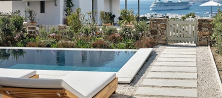 Hilltop Sea View room Private Pool | 250m from Belvedere Hotel plus Shuttle