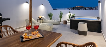 Onar Luxury Suite Gaia – Jacuzzi Terrace