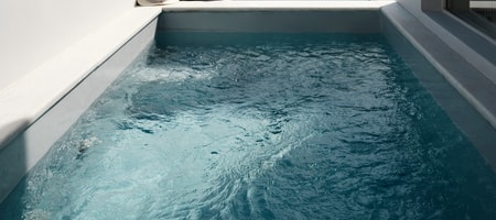 Deluxe Suite with outdoor hot tub and sea view