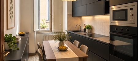 Apartment in Dependance with Kitchen