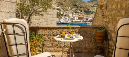 Historic Grand Suite with Sea View and Private Terrace
