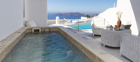 Honeymoon Suite with Jacuzzi & Caldera View