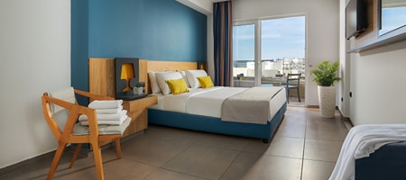 Double Room with Side Sea View