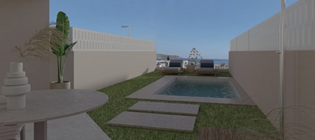 Superior Apartment Private Pool & Sea View